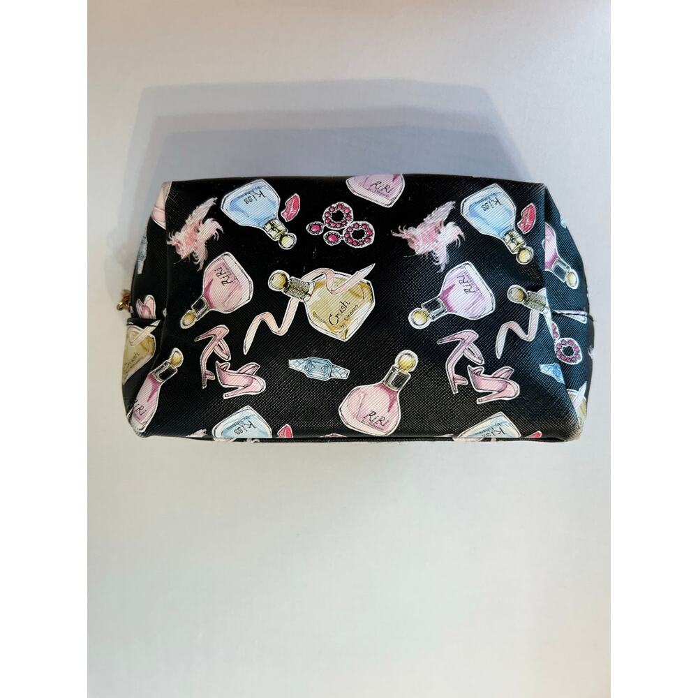 Rihanna Perfume Cosmetic Bag Black with Heels Jewelry Perfume Bottles - Picture 5 of 12